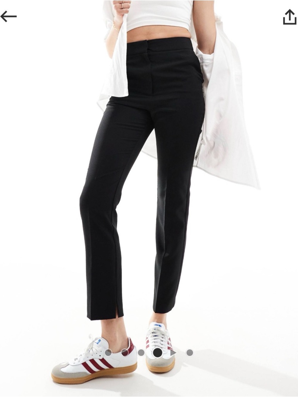 ASOS Tall Slim Cigarette Ankle Pants